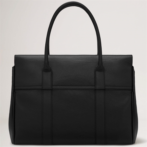 Mulberry Bayswater Black & Brass Small Classic Grain